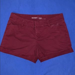 Women’s Maroon Old Navy Shorts